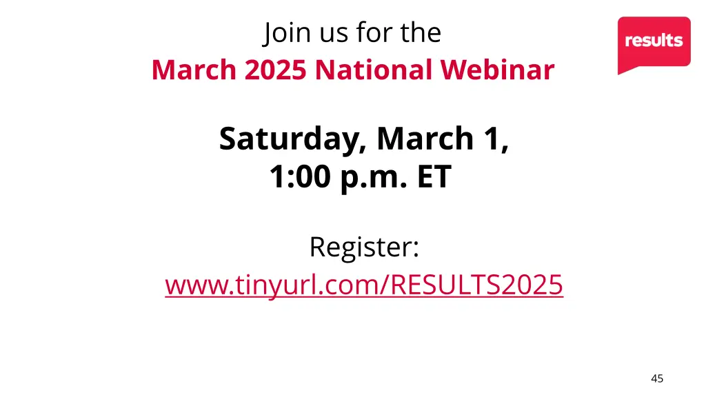 join us for the