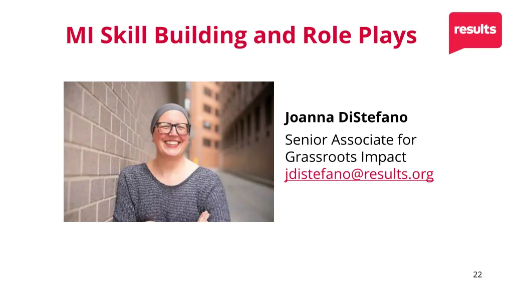 mi skill building and role plays