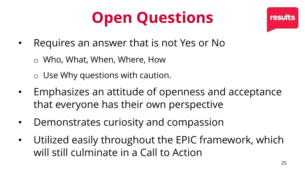 open questions