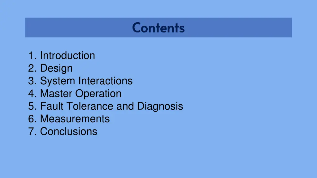 contents contents