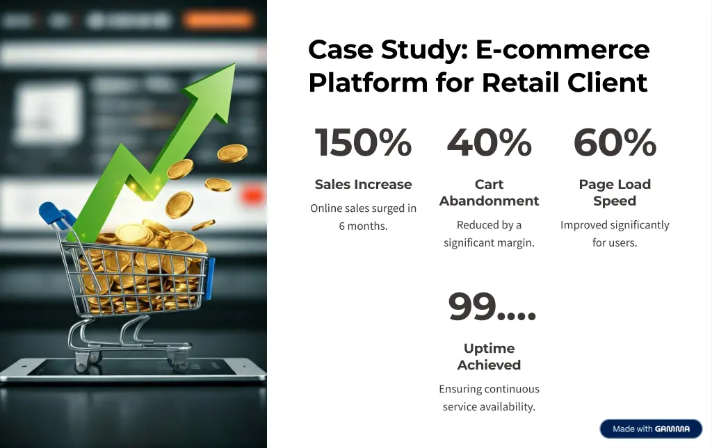 case study e commerce platform for retail client