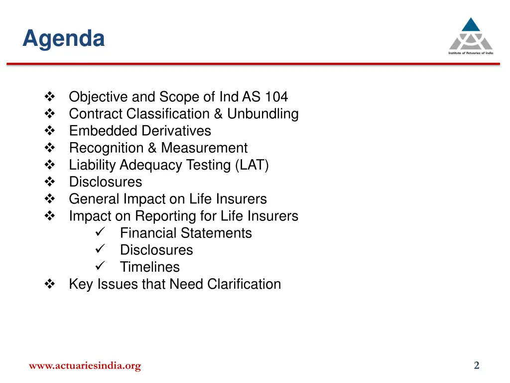 agenda