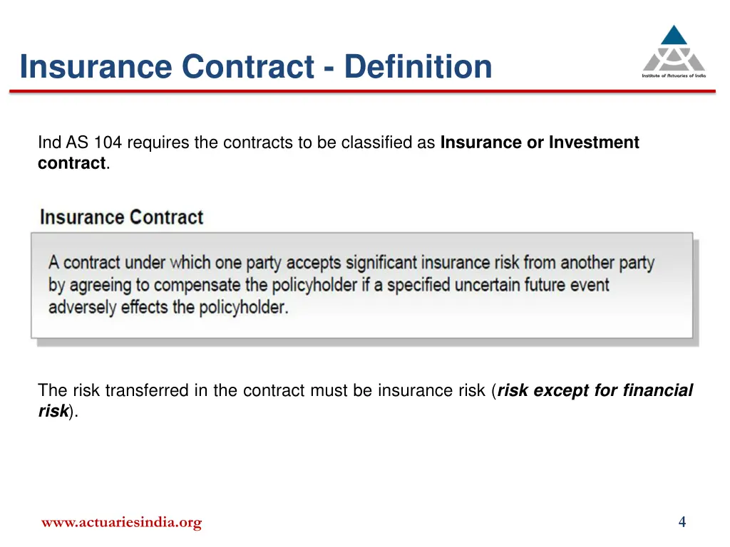 insurance contract definition