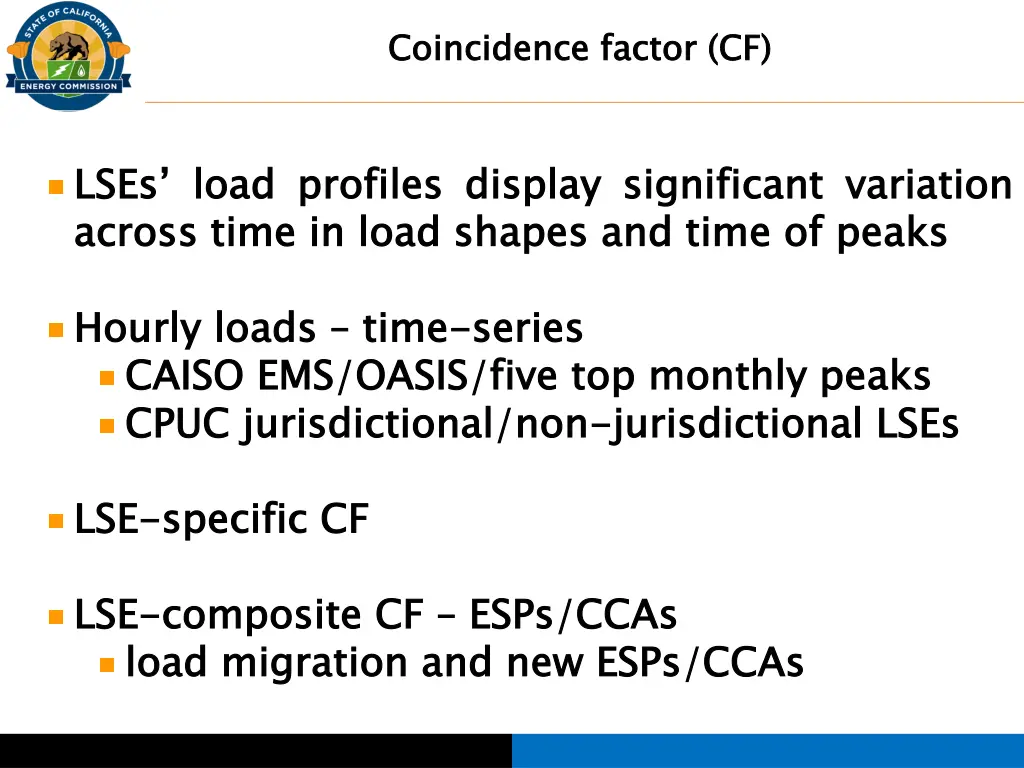 coincidence factor cf 1