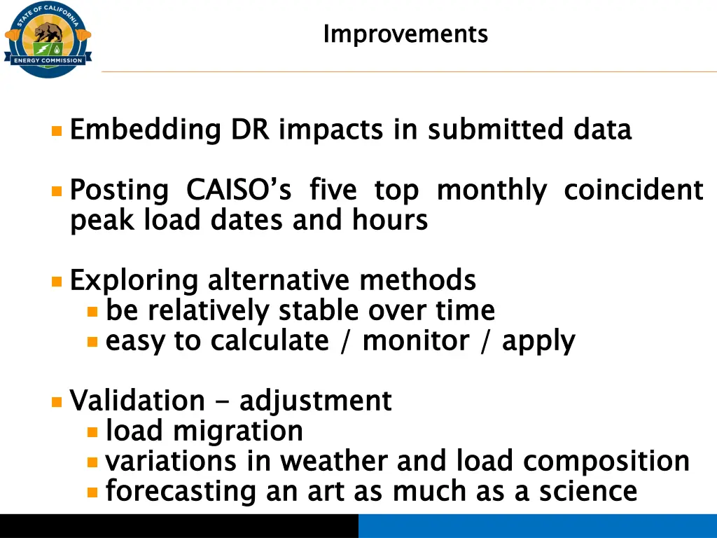 improvements