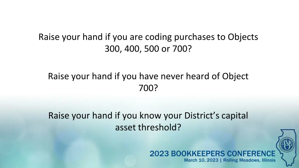 raise your hand if you are coding purchases