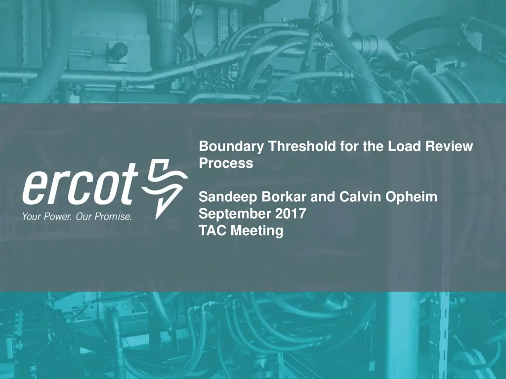 boundary threshold for the load review process