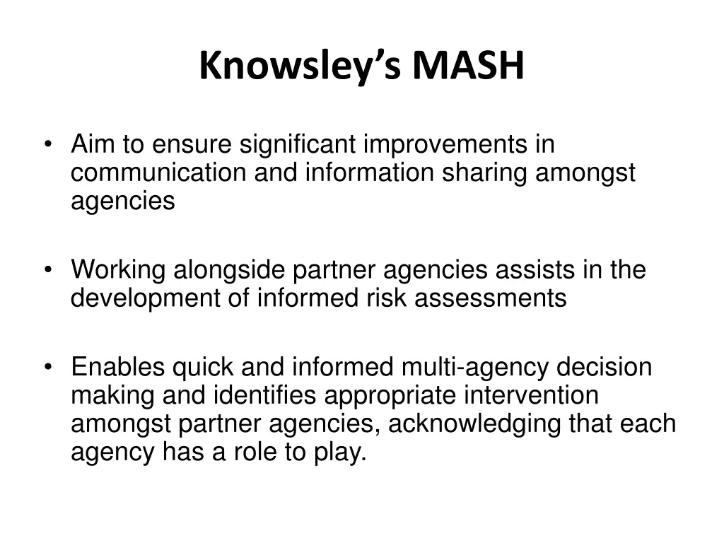 knowsley s mash