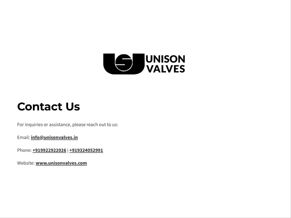 contact us