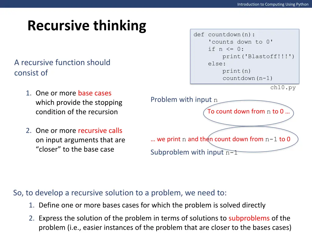 introduction to computing using python 4