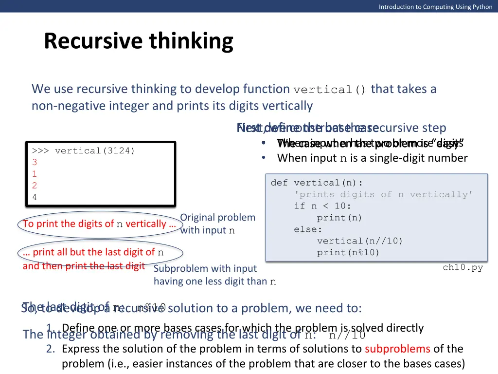 introduction to computing using python 5