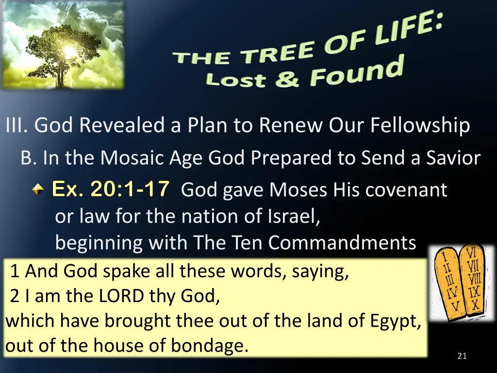 iii god revealed a plan to renew our fellowship 4