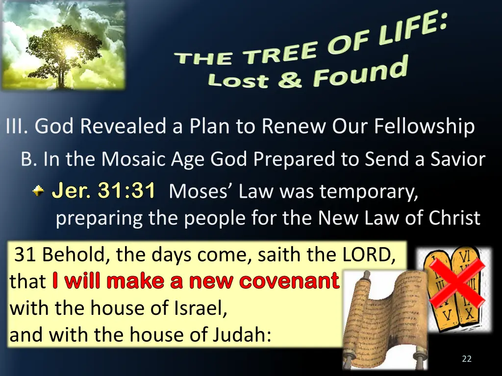 iii god revealed a plan to renew our fellowship 5
