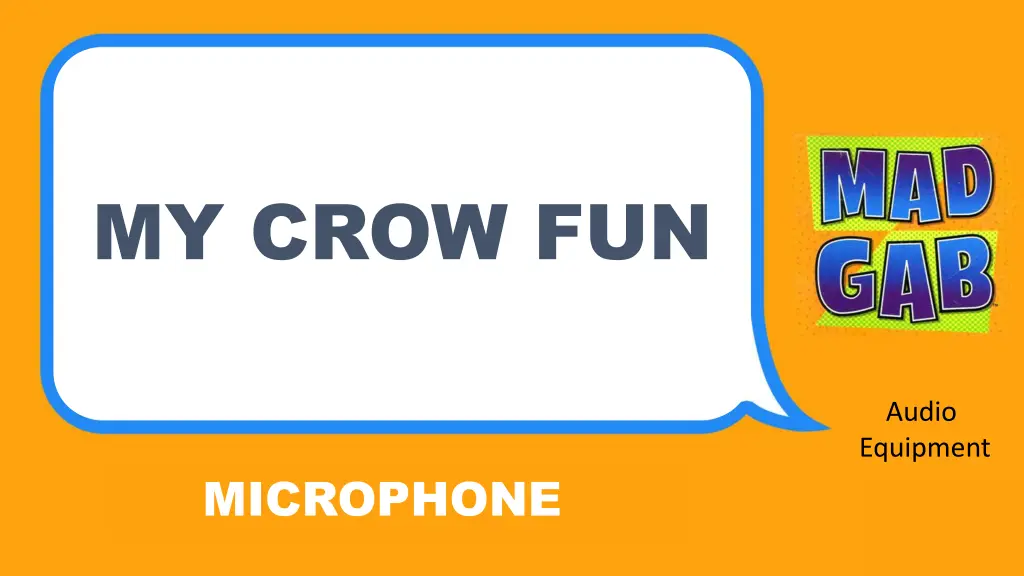 my crow fun
