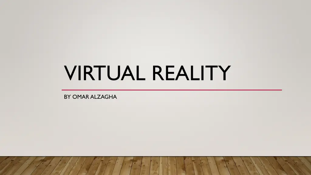 virtual reality