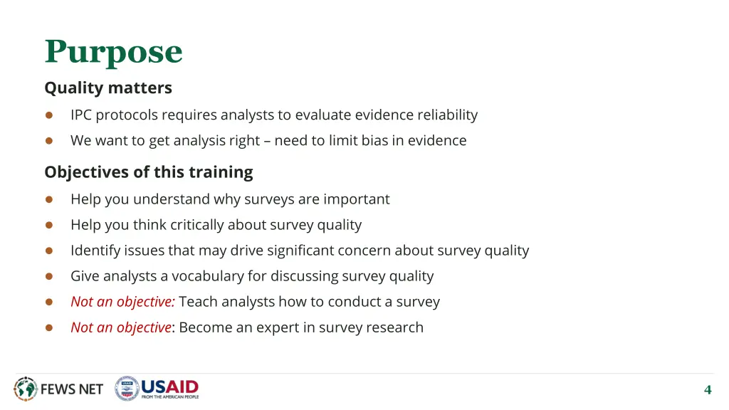 purpose quality matters ipc protocols requires