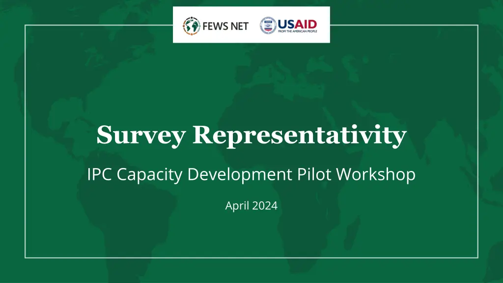 survey representativity