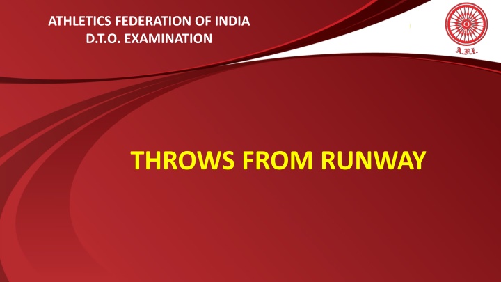 athletics federation of india d t o examination