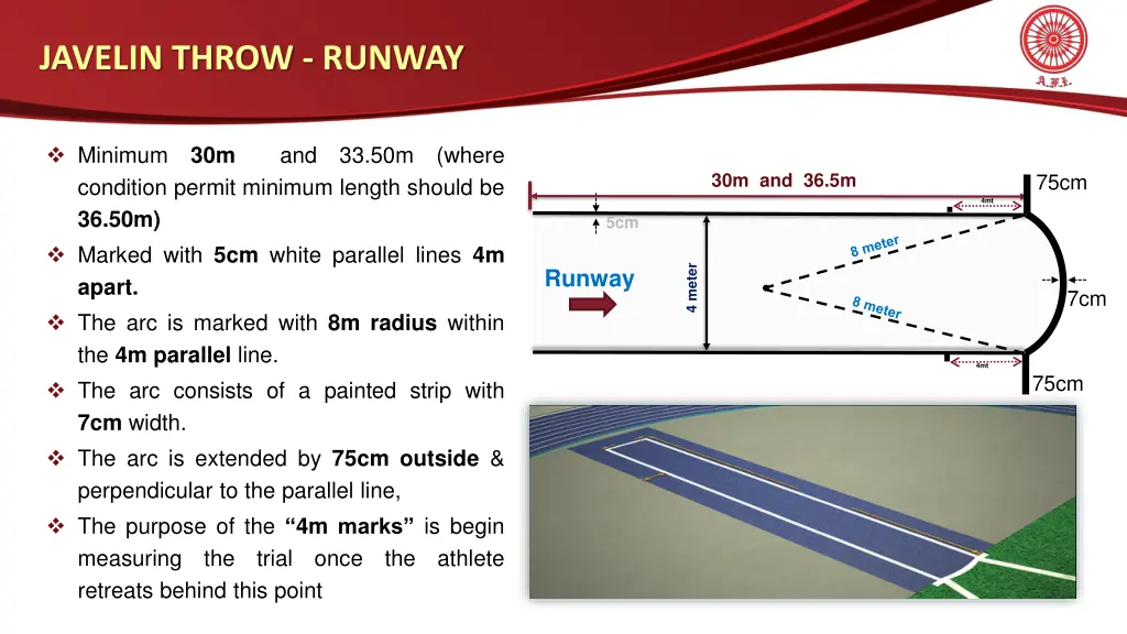 javelin throw runway