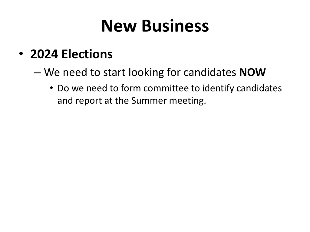 new business