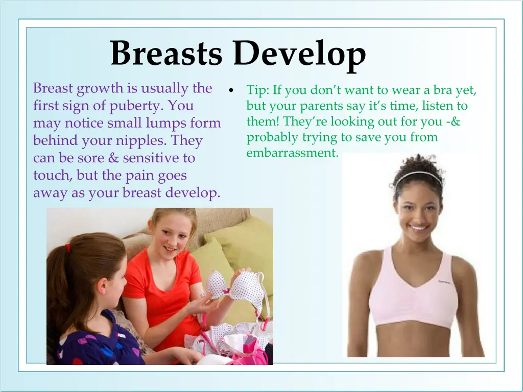 breasts develop