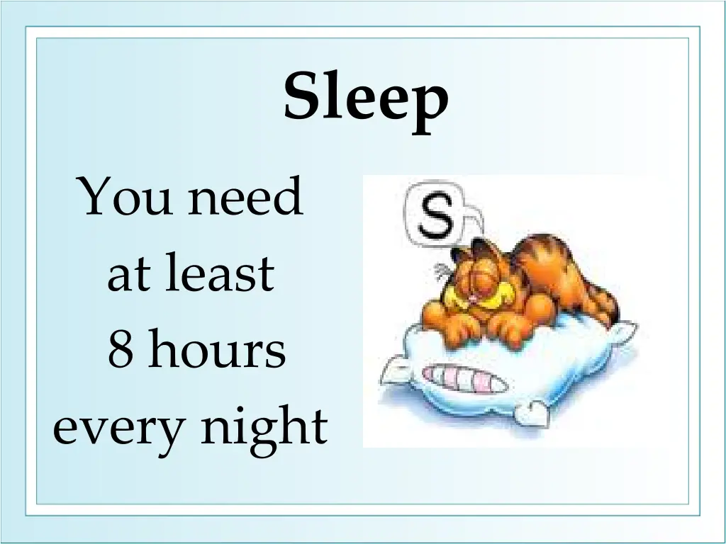 sleep
