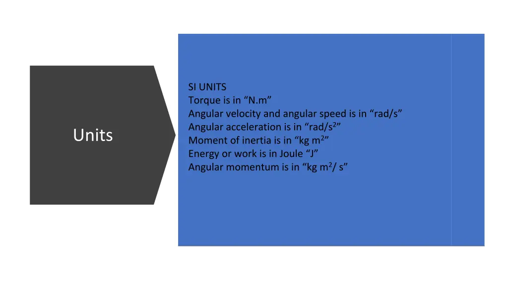 si units torque is in n m angular velocity