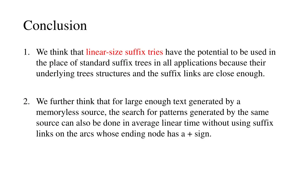 conclusion