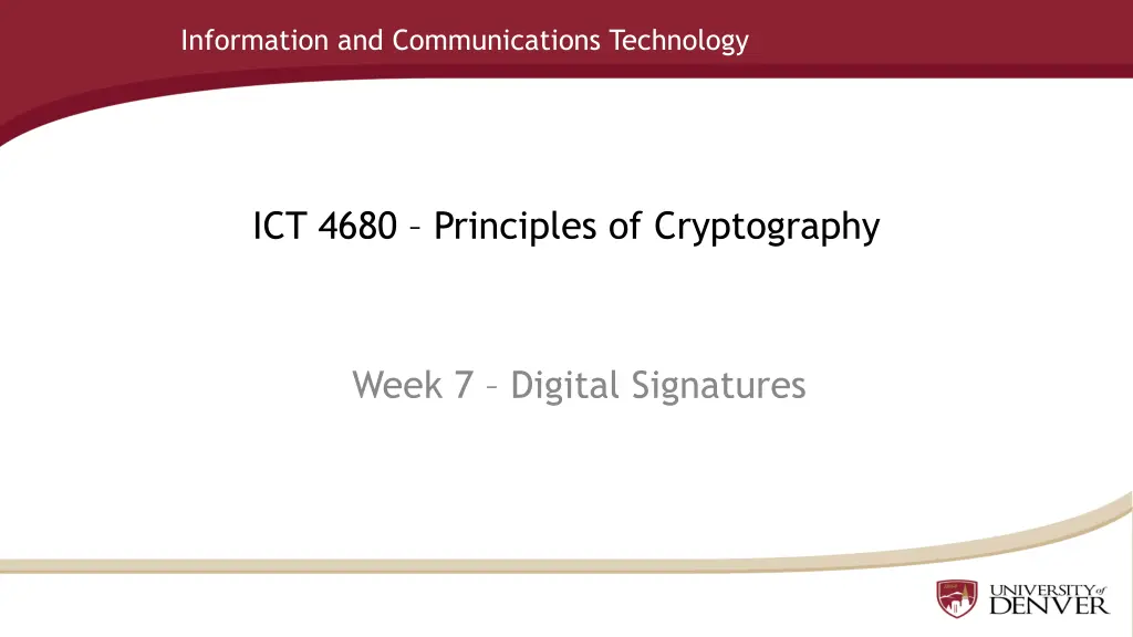 information and communications technology