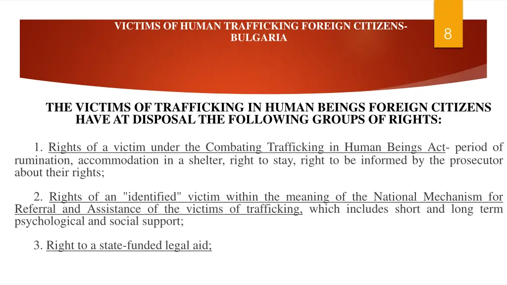 victims of human trafficking foreign citizens