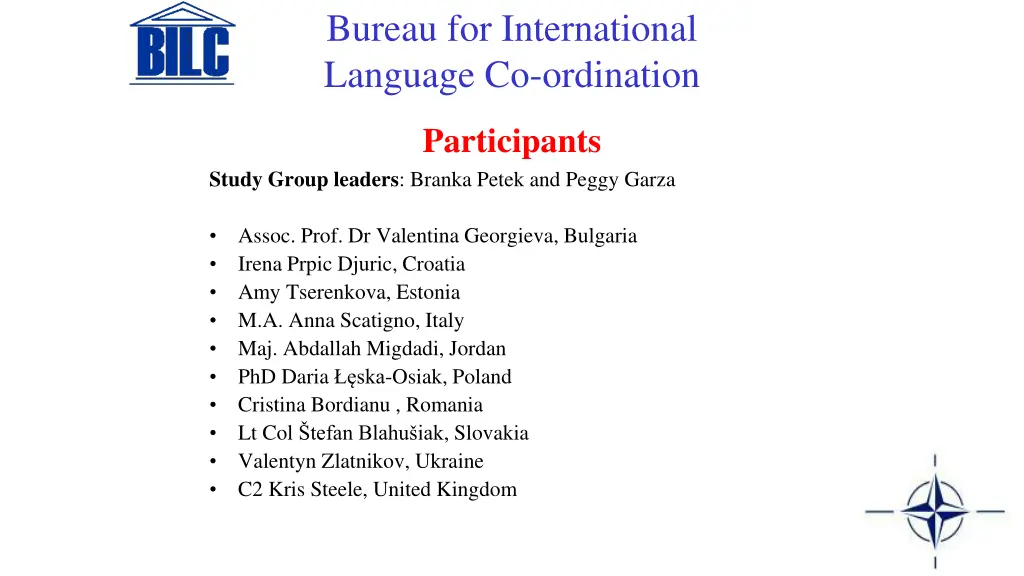 bureau for international language co ordination 1