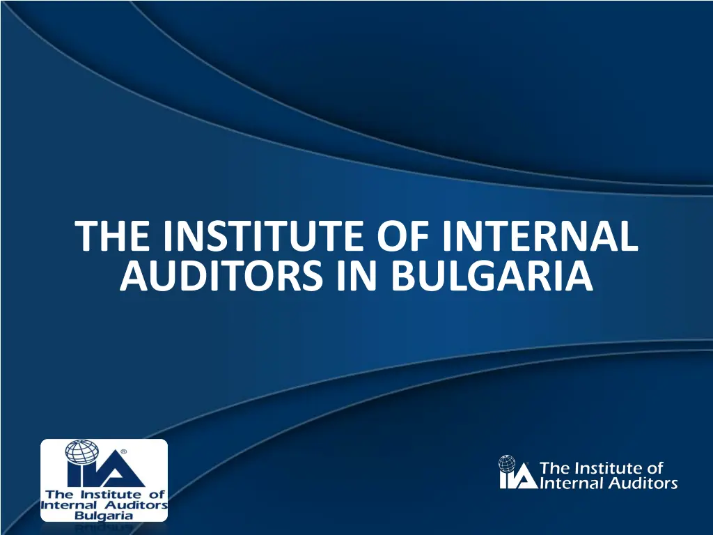 the institute of internal auditors in bulgaria
