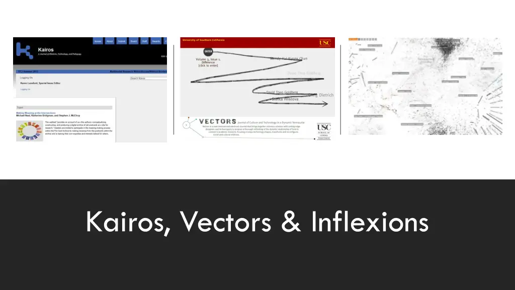 kairos vectors inflexions
