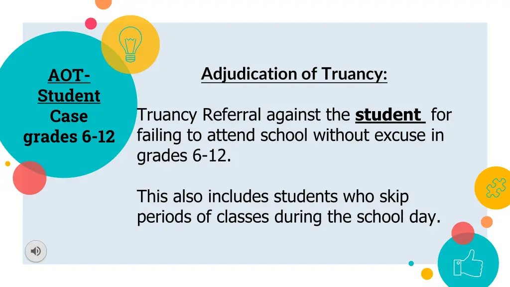 adjudication of truancy