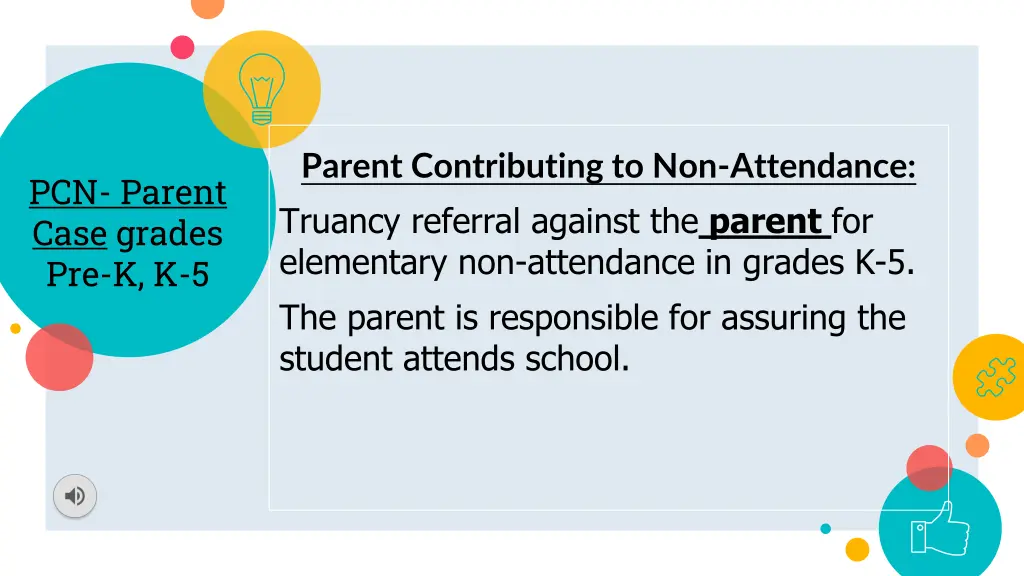 parent contributing to non attendance truancy
