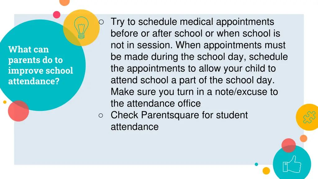 try to schedule medical appointments before