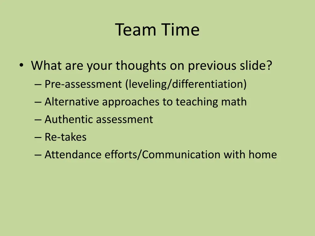 team time 4