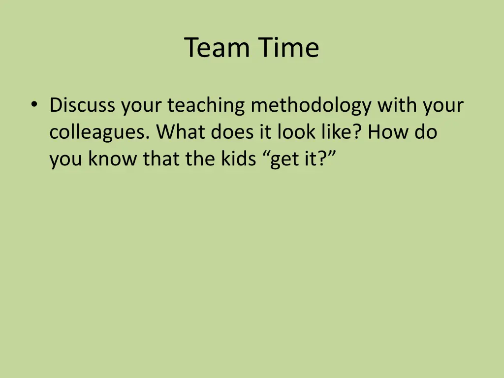 team time 5