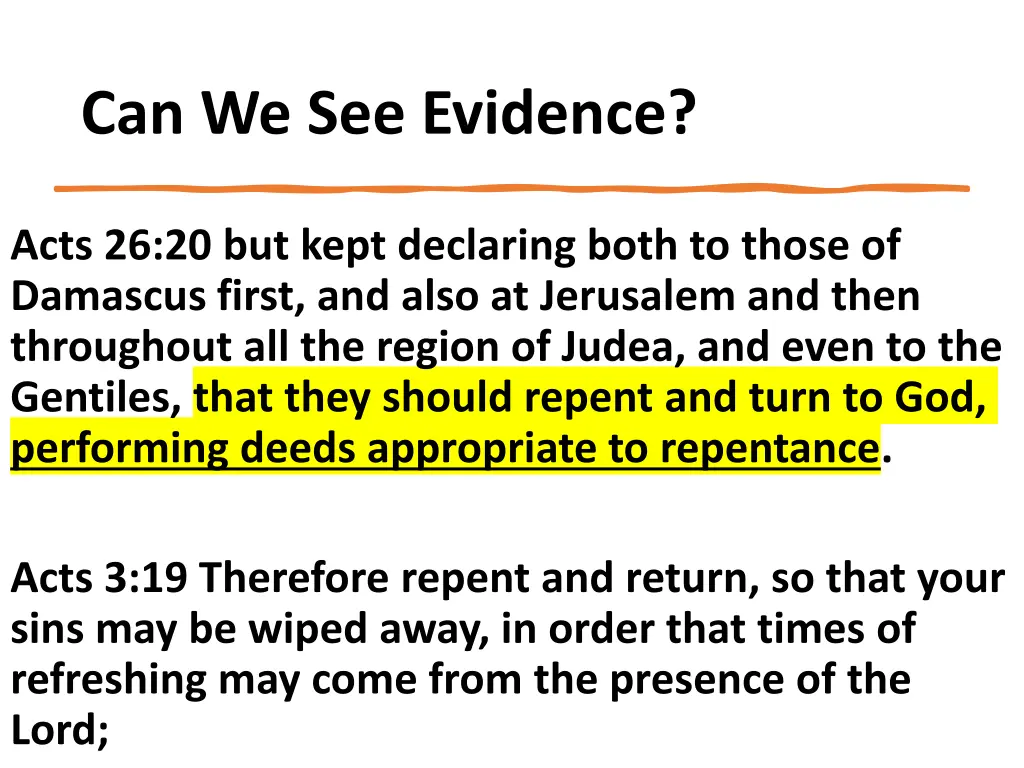 can we see evidence 1