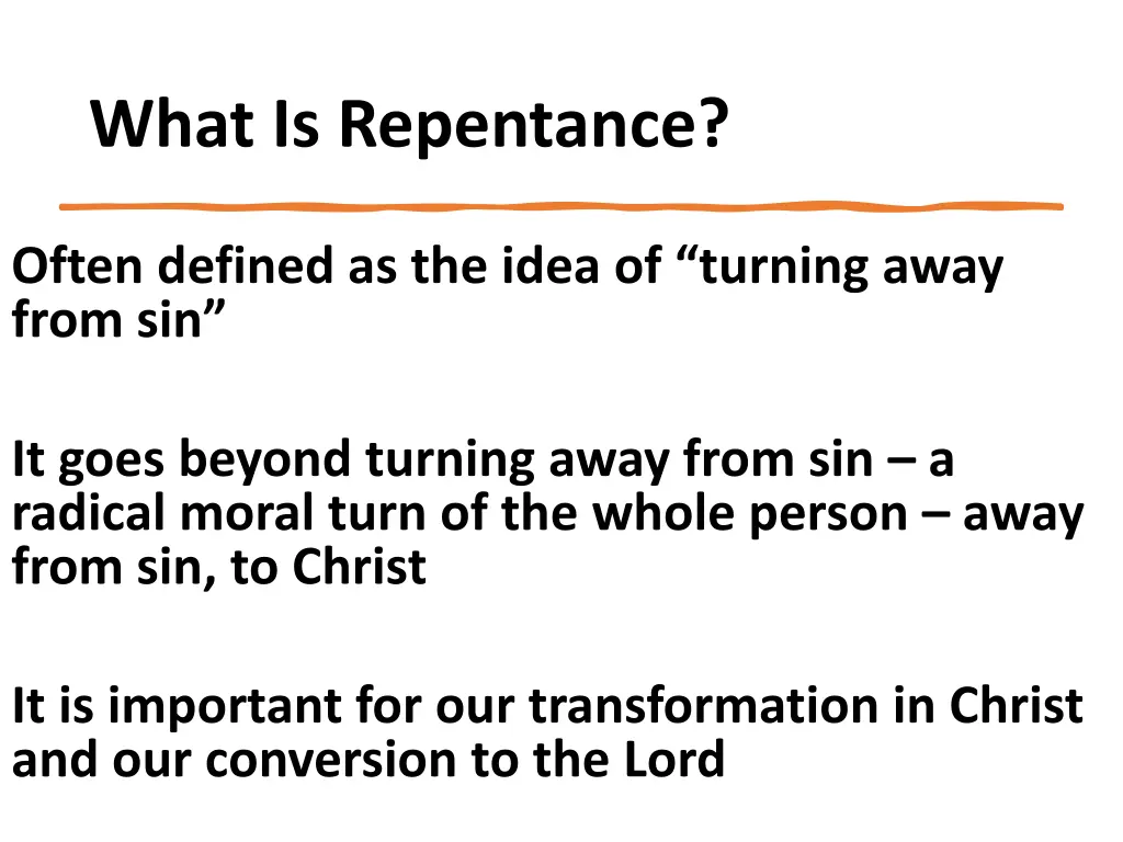 what is repentance