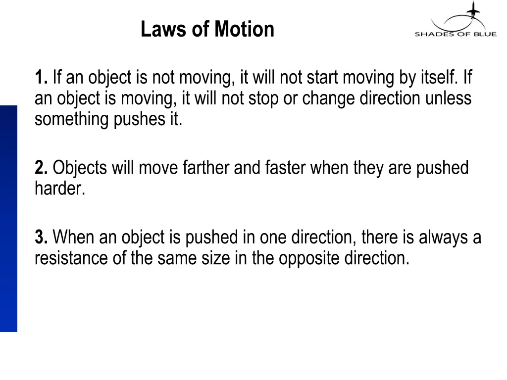 laws of motion
