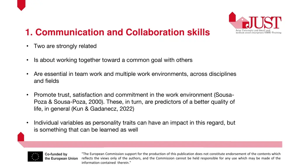 1 communication and collaboration skills