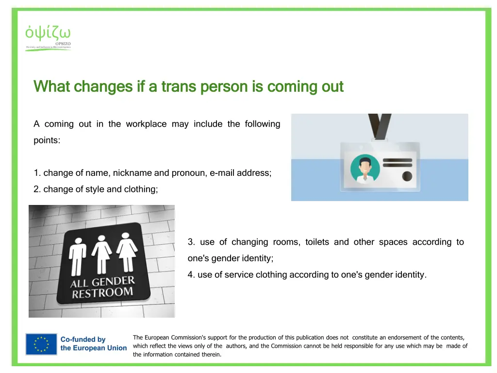 what what changes changes if if a trans