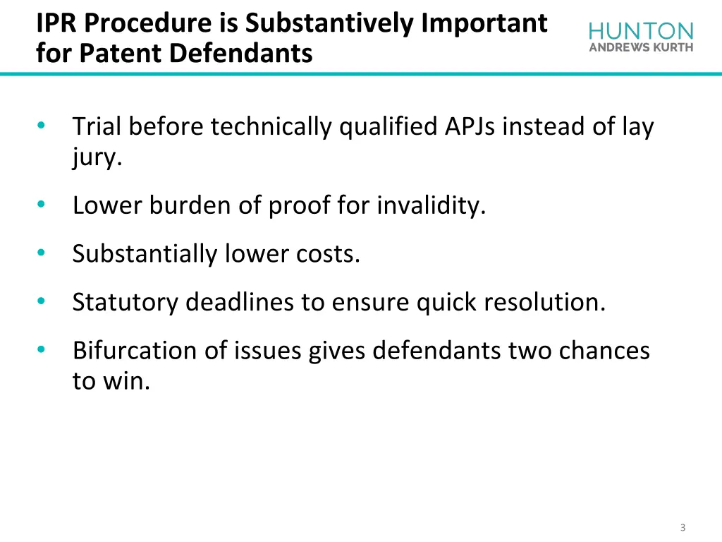 ipr procedure is substantively important