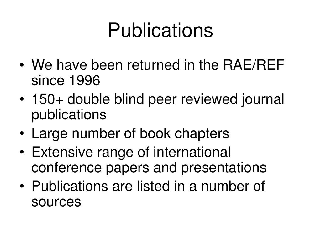 publications