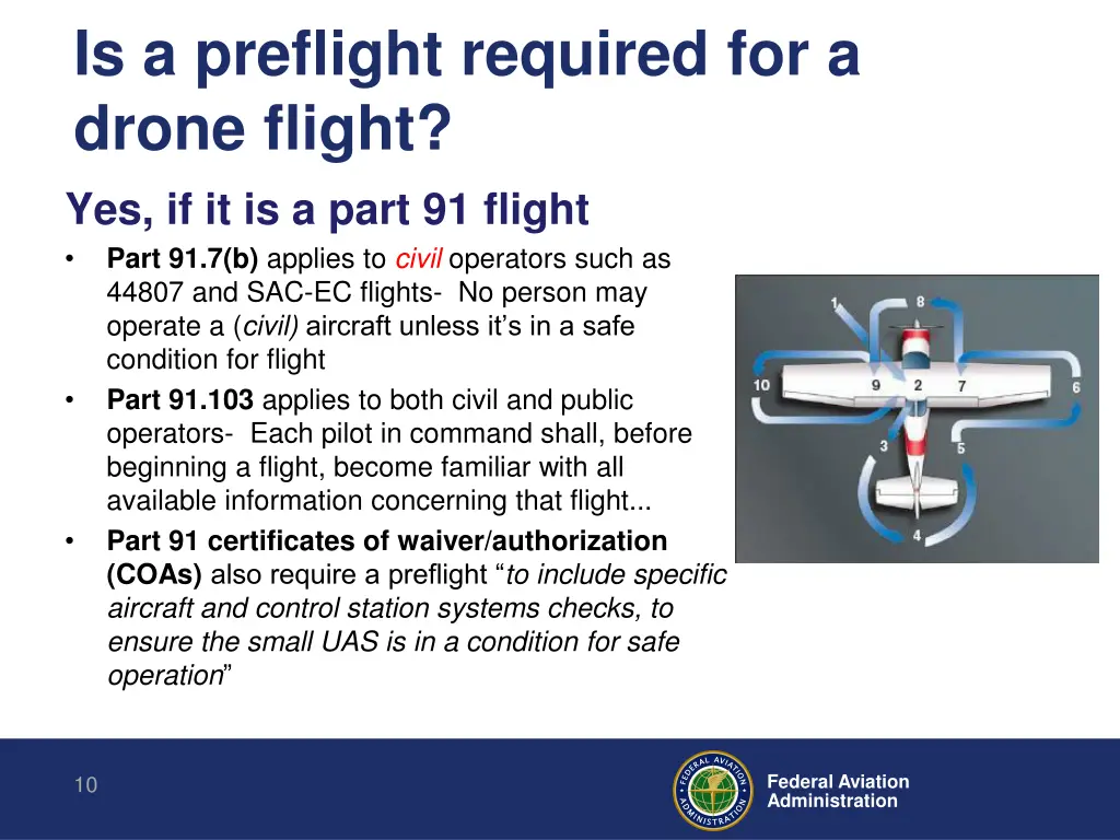 is a preflight required for a drone flight 1