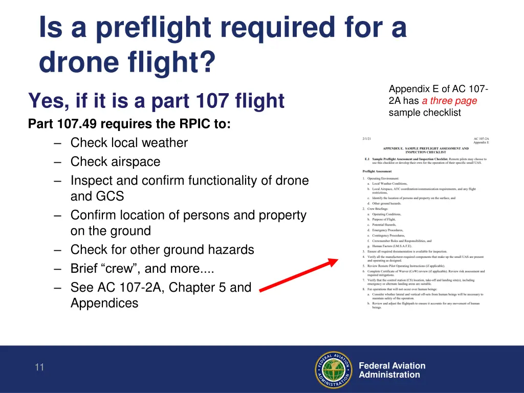 is a preflight required for a drone flight 2