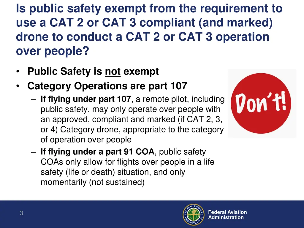 is public safety exempt from the requirement