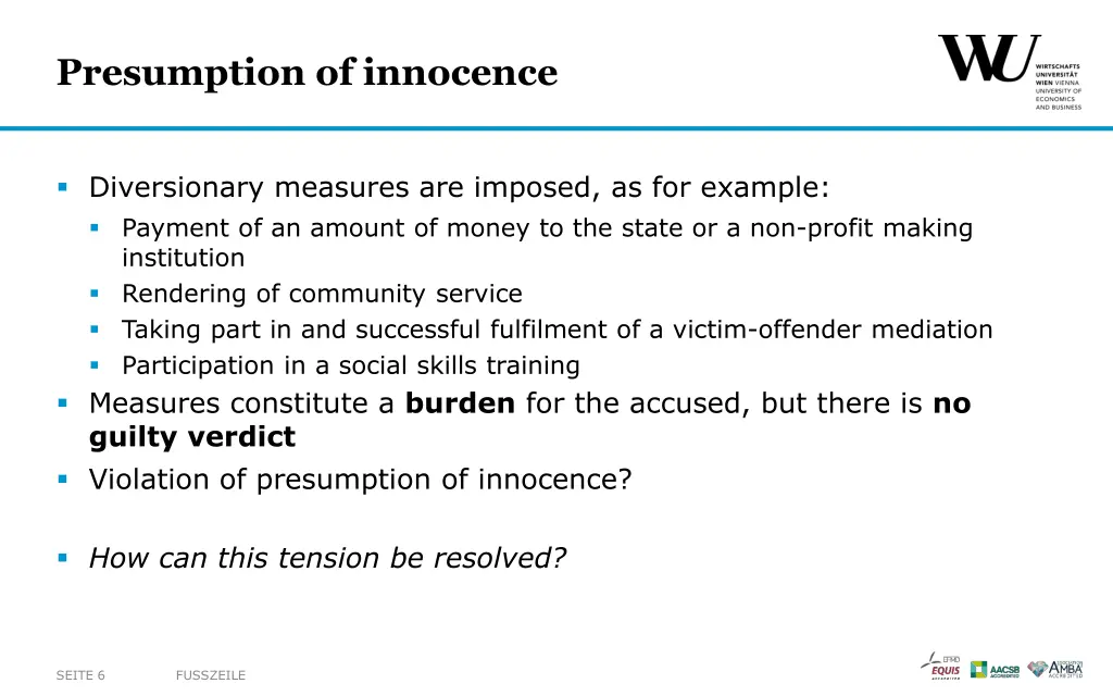 presumption of innocence