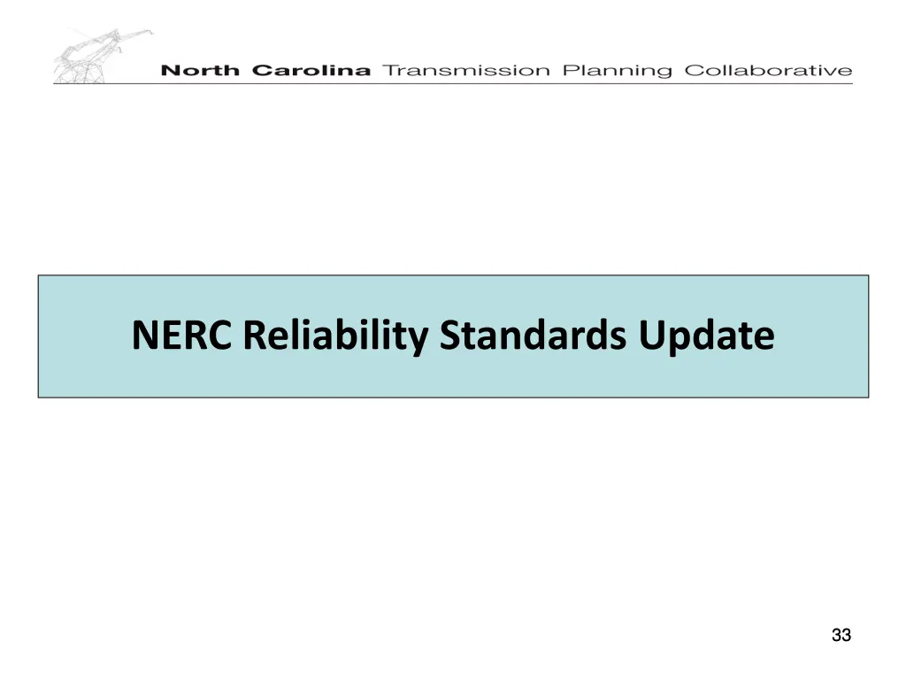 nerc reliability standards update